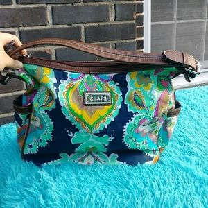 CHAPS Colorful Paisley Purse